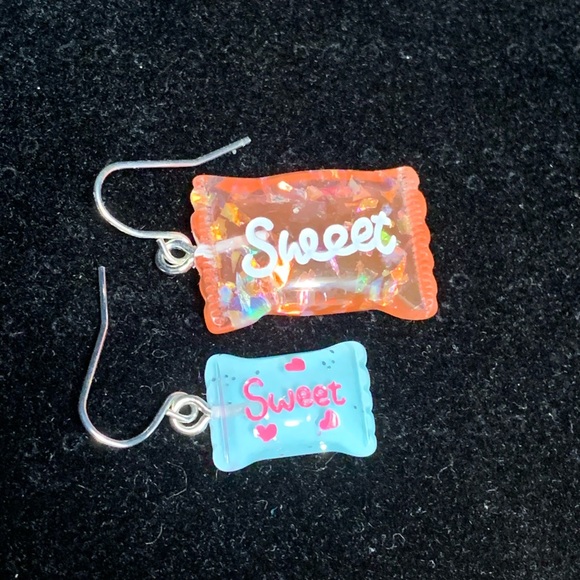 Small candy bag earrings - Picture 4 of 4